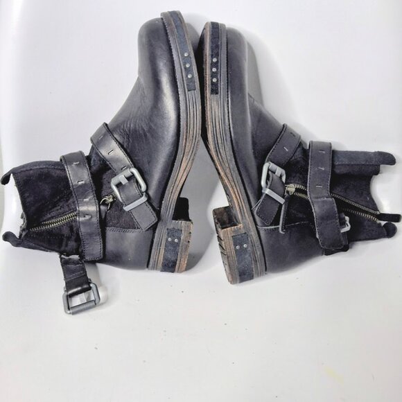 CAT Footwear Kearny NEW Black Leather Engineer Boot Size 10 - Picture 3 of 6